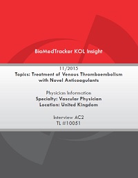 Treatment of VTE - EU KOL Interview